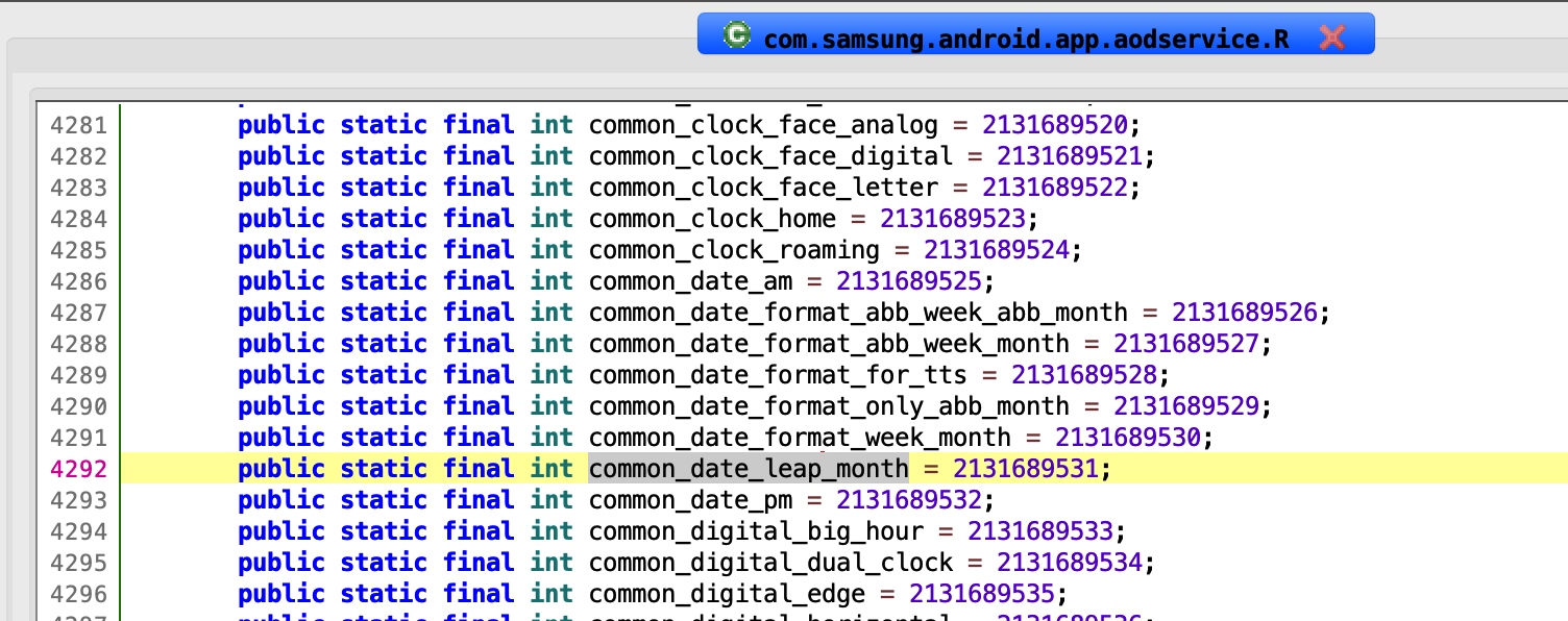 R file with definition