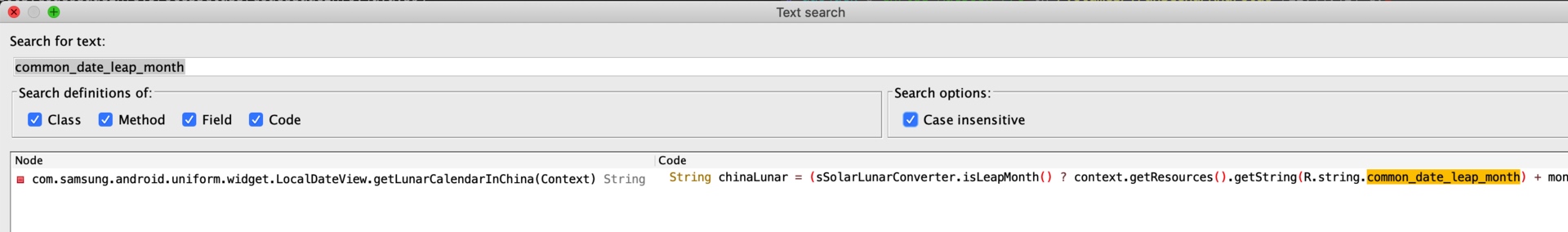 Field used but not defined