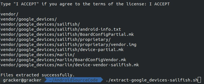 Extracted Google devices