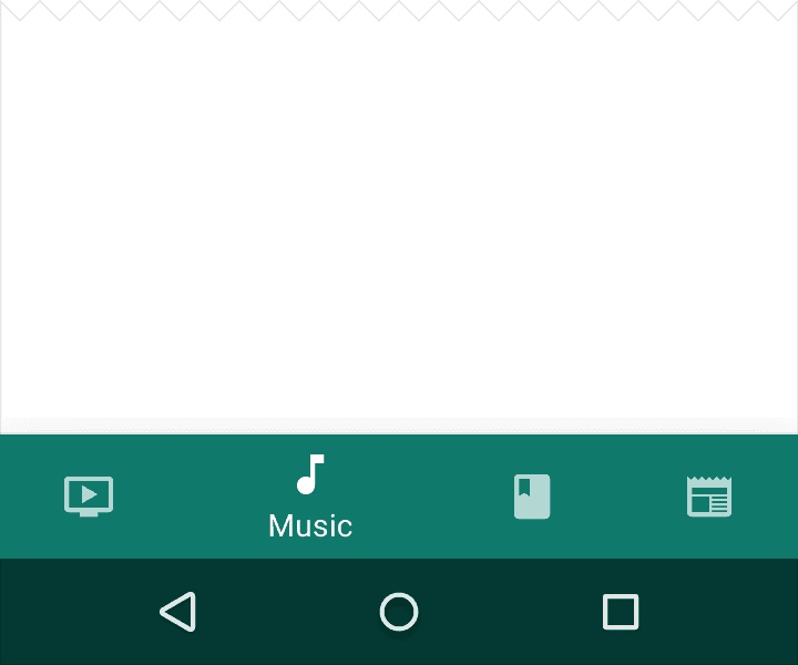 Do: Views are fixed in a bottom navigation bar.